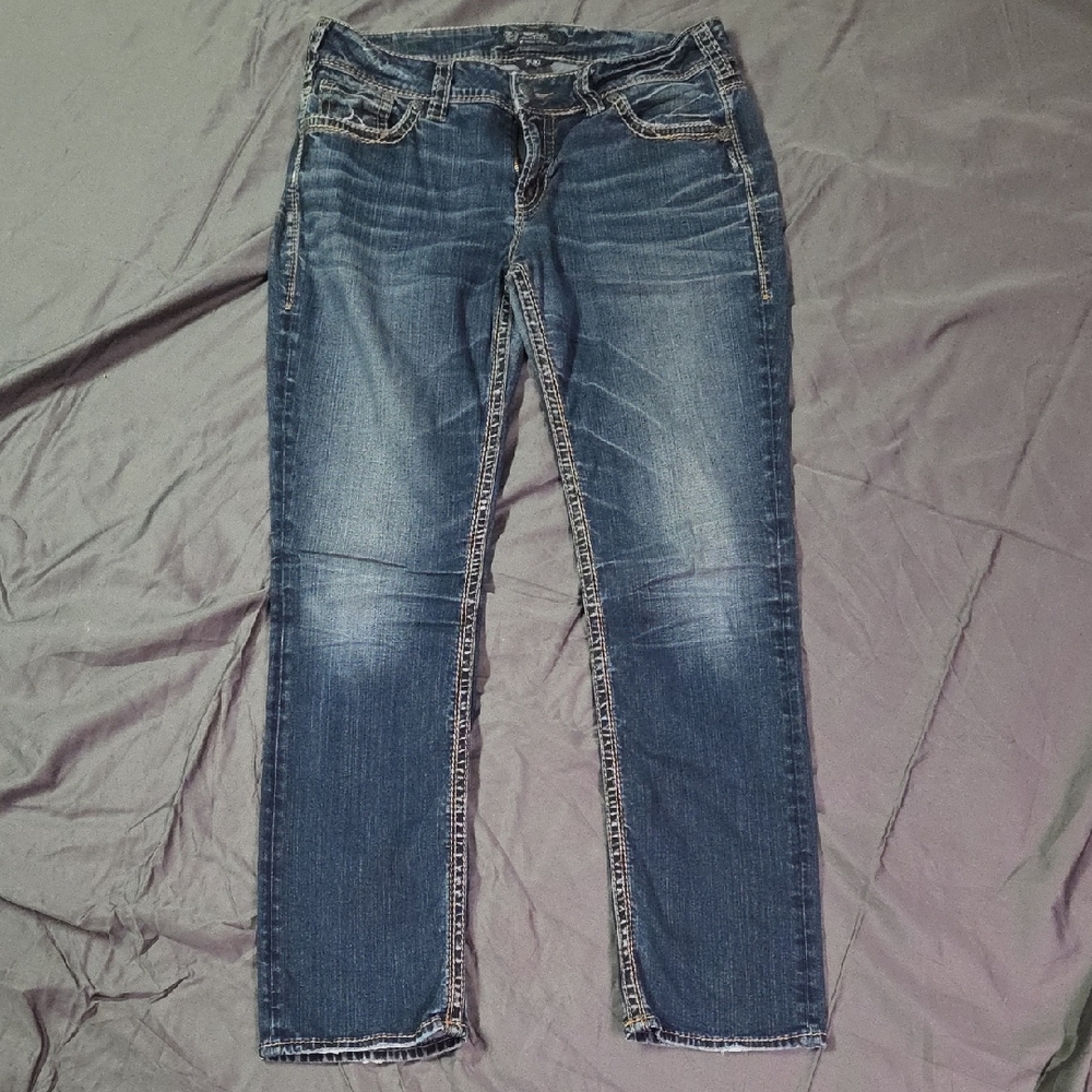 Silver Jeans Women's Skinny Blue Denim